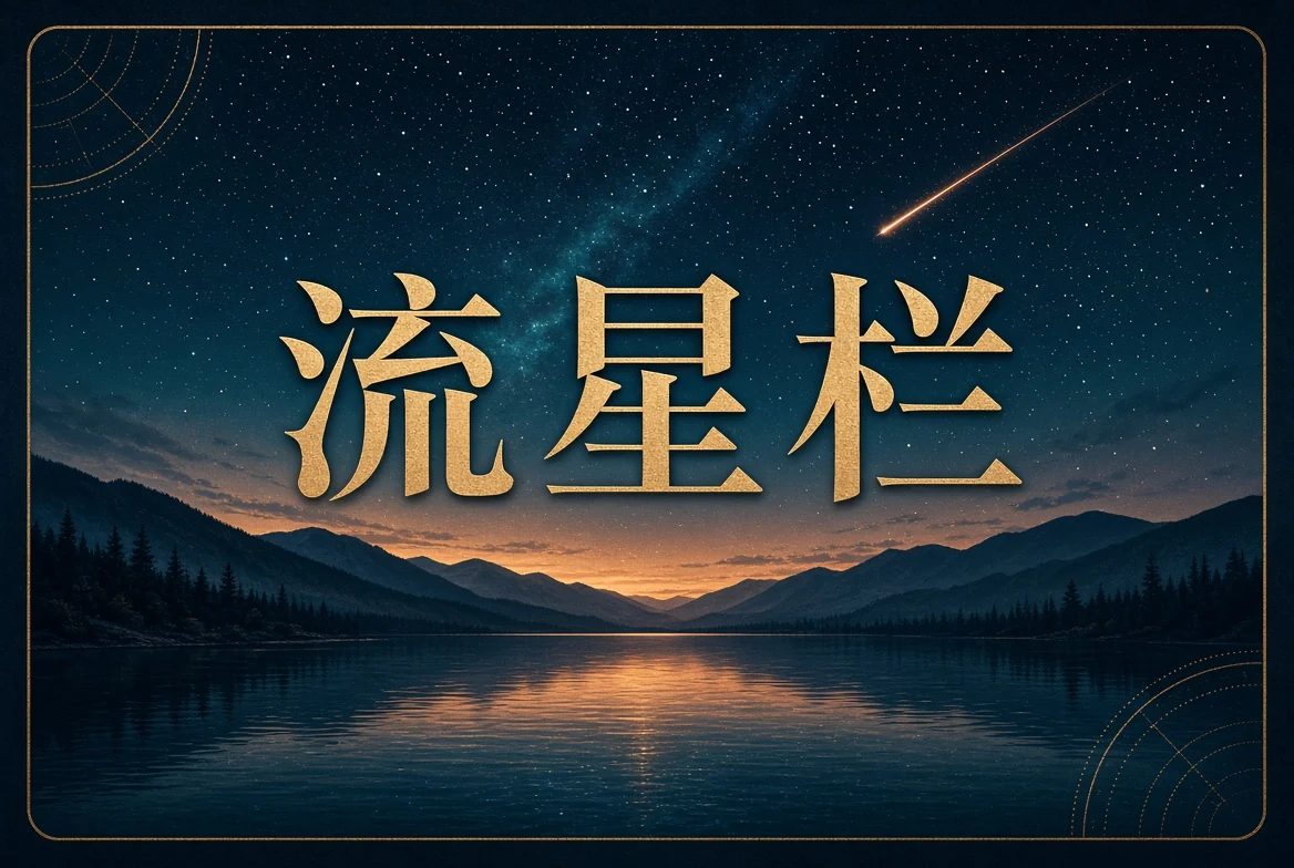 流星栏主题图
